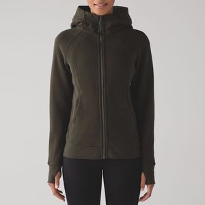 Lululemon Scuba Hoodie in Dark Olive